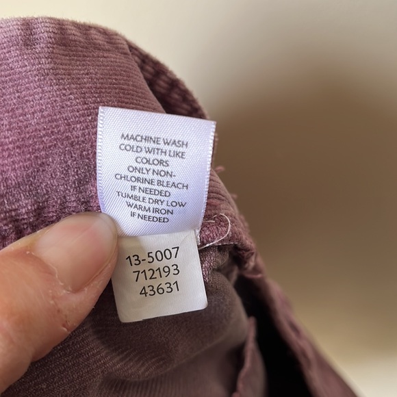 J Jill purple corduroy cargo skirt - Picture 6 of 10